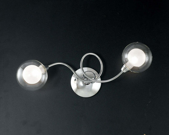 Plafoniera Blog Cromo 2Xg9 42X15X14Cm Illuminazione/Illuminazione per interni/Lampadari lampade a sospensione e plafoniere/Plafoniere Led Mall Home - Napoli, Commerciovirtuoso.it