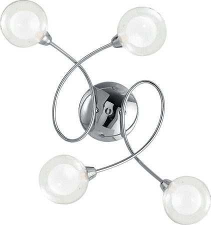 Plafoniera Blog Cromo 4Xg9 60X44X19Cm Illuminazione/Illuminazione per interni/Lampadari lampade a sospensione e plafoniere/Plafoniere Led Mall Home - Napoli, Commerciovirtuoso.it