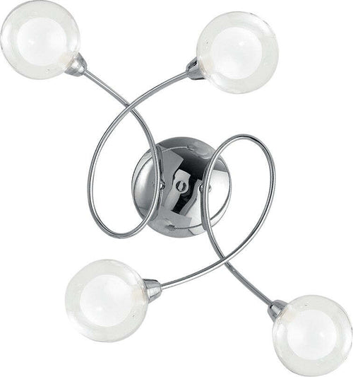 Plafoniera Blog Cromo 4Xg9 60X44X19Cm Illuminazione/Illuminazione per interni/Lampadari lampade a sospensione e plafoniere/Plafoniere Led Mall Home - Napoli, Commerciovirtuoso.it