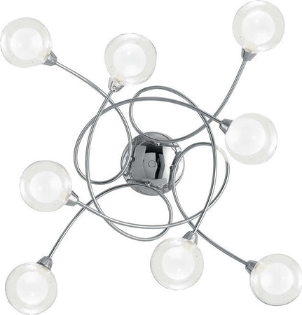 Plafoniera Blog Cromo 8Xg9 66X66X20Cm Illuminazione/Illuminazione per interni/Lampadari lampade a sospensione e plafoniere/Plafoniere Led Mall Home - Napoli, Commerciovirtuoso.it