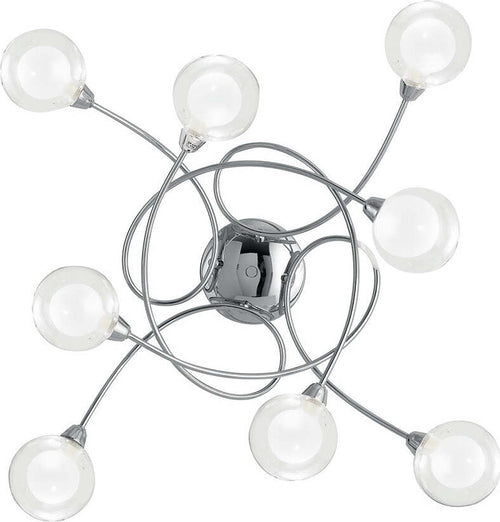 Plafoniera Blog Cromo 8Xg9 66X66X20Cm Illuminazione/Illuminazione per interni/Lampadari lampade a sospensione e plafoniere/Plafoniere Led Mall Home - Napoli, Commerciovirtuoso.it