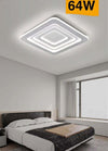 Plafoniera C46 Effetto Quadrati Moderna Led 64w Lampada Soffitto Luce 3000k-6500k Illuminazione/Illuminazione per interni/Lampadari lampade a sospensione e plafoniere/Plafoniere Trade Shop italia - Napoli, Commerciovirtuoso.it