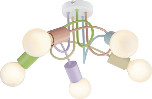 Plafoniera-cameretta-Darklight-LINETT-DRX6364-E27-LED-metallo-lampada-soffitto