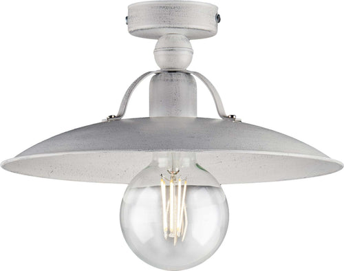 Plafoniera-Cantina-Stile-Industrial-1-Luce-Ferro-Bianco-E-Argento