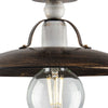 Plafoniera-Cantina-Stile-Industrial-1-Luce-Ferro-Marrone-E-Oro