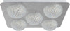 Plafoniera-Celestia-Acciaio-Argento-Policarbonato-Bianco-Led-6,5W-3000K