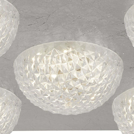 Plafoniera-Celestia-Acciaio-Argento-Policarbonato-Bianco-Led-6,5W-3000K