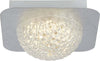 Plafoniera-Celestia-Acciaio-Argento-Policarbonato-Trasparente-Led-6,5W-3000K