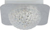Plafoniera-Celestia-Acciaio-Argento-Policarbonato-Trasparente-Led-6,5W-3000K