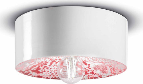Plafoniera-ceramica-Ferroluce-Decò-PI-C1793-E27-LED-lampada-soffitto-classica-moderna