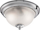 Plafoniera-Classica-American-Dinner-Acciaio-Cromo-Vetro-1-Luce-E14