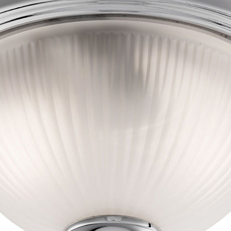 Plafoniera-Classica-American-Dinner-Acciaio-Cromo-Vetro-1-Luce-E14