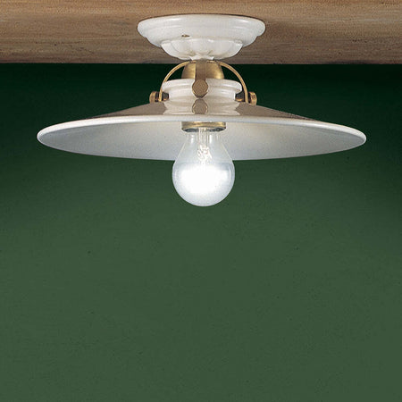 Plafoniera-Classica-Asti-Ceramica-E-Ottone-Satinato-Decorato-1-Luce-E27