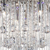 Plafoniera-Classica-Beatrice-Acciaio-Cromo-Vetro-Grigio-8-Luci-G9