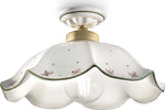 Plafoniera-Classica-Belluno-Ceramica-E-Ottone-Satinato-Decorato-1-Luce-E27