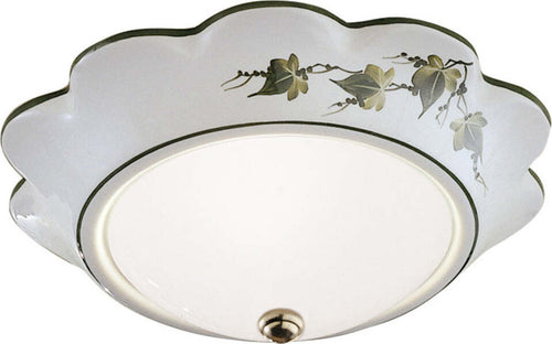 Plafoniera-Classica-Capua-Ceramica-E-Ottone-Satinato-1-Luce-E27