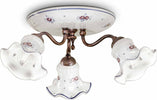 Plafoniera-Classica-Chieti-Metallo-E-Ceramica-Nero-Sfumato-Rame-3-Luci-E14