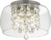 Plafoniera-Classica-Curva-Acciaio-Cromo-Vetro-Trasparente-1-Luce-G9