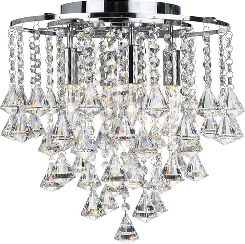 Plafoniera-Classica-Dorchester-Acciaio-Cromo-Vetro-4-Luci-E14