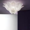 Plafoniera-classica-Due-P-illuminazione-2519-PLP-E14-LED-vetro-graniglia-lampada-soffitto