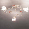 Plafoniera-classica-Due-P-illuminazione-MATILDE-PL3-E14-LED-metallo-vetro-lampada-soffitto