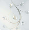 Plafoniera-Classica-Dunkerque-Acciaio-Bianco-Vetro-Cromo-1-Luce-E27-D30Cm