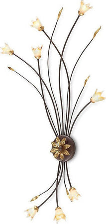 Plafoniera-classica-Flami-ORCHIDEA-7303-PL8-G9-LED-ferro-vetro-lampada-soffitto