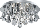 Plafoniera-Classica-Hanna-Acciaio-Cromo-Vetro-Trasparente-4-Luci-G9