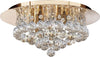 Plafoniera-Classica-Hanna-Acciaio-Oro-Vetro-4-Luci-G9