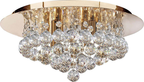 Plafoniera-Classica-Hanna-Acciaio-Oro-Vetro-4-Luci-G9