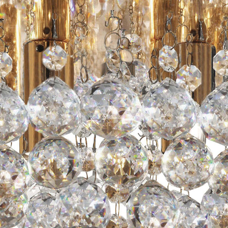 Plafoniera-Classica-Hanna-Acciaio-Oro-Vetro-4-Luci-G9