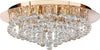 Plafoniera-Classica-Hanna-Acciaio-Oro-Vetro-8-Luci-G9