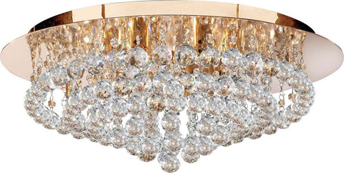 Plafoniera-Classica-Hanna-Acciaio-Oro-Vetro-8-Luci-G9