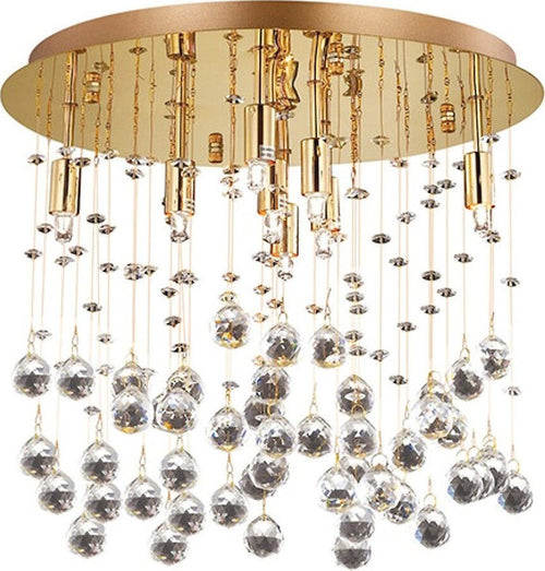 Plafoniera-classica-Ideal-Lux-MOONLIGHT-PL8-080932-G9-LED-metallo-cristallo-lampada-soffitto