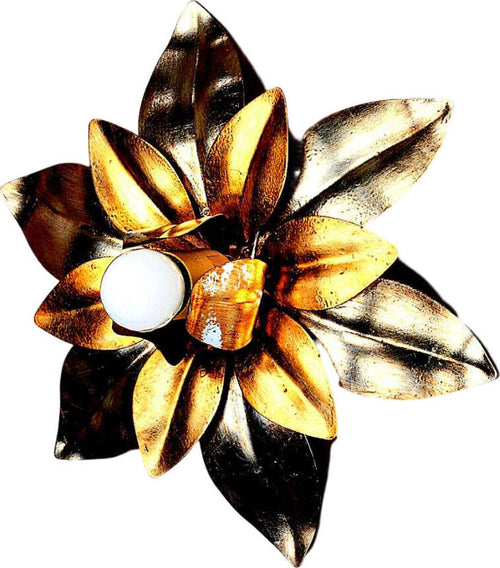 Plafoniera-Classica-In-Ferro-Argento-Mecca-1-Luce-Verdone