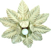 Plafoniera-Classica-In-Ferro-Bianco-Oro-Polvere-1-Luce-Gallinella
