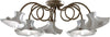 Plafoniera-Classica-Lecco-Metallo-E-Ceramica-Argento-Decorato-5-Luci-E14