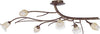 Plafoniera-classica-LUCE-PIU-BIANCOSPINO-BS633-BS636-G9-LED-lampada-soffitto-metallo-vetro