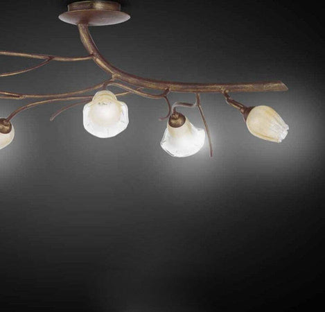Plafoniera-classica-LUCE-PIU-BIANCOSPINO-BS633-BS636-G9-LED-lampada-soffitto-metallo-vetro