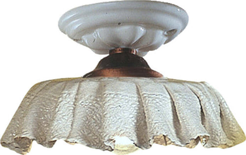 Plafoniera-Classica-Modena-Metallo-E-Ceramica-Nero-Sfumato-Rame-21Cm-1-Luce-E27