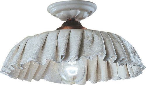 Plafoniera-Classica-Modena-Metallo-E-Ceramica-Nero-Sfumato-Rame-32Cm-1-Luce-E27