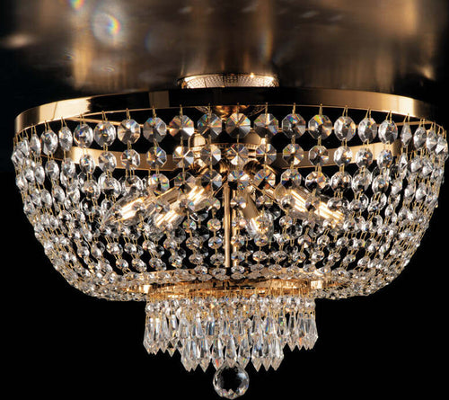 Plafoniera-Classica-Mozart-Oro-6-Luci-E14