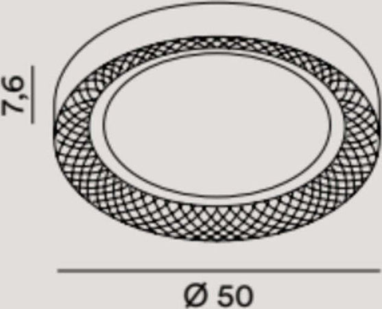 Plafoniera-classica-Perenz-illumina-HIVE-8154-8156-LED-metallo-acrilico-lampada-soffitto