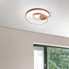 Plafoniera-classica-Perenz-RITMO-6617-E-LC-LED-lampada-soffitto-cannella