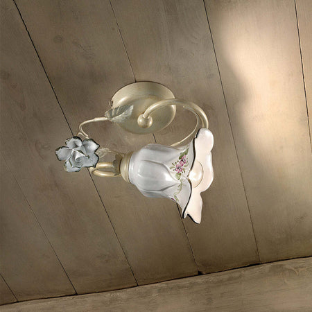 Plafoniera-Classica-Pisa-Metallo-E-Ceramica-Bianco-Sfumato-Oro-1-Luce-E14