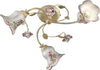 Plafoniera-Classica-Pisa-Metallo-E-Ceramica-Bianco-Sfumato-Oro-3-Luci-E14