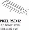 Plafoniera-classica-Promoingross-PIXEL-R50X12-RF-LED-metallo-metacrilato-switch-lampada-soffitto
