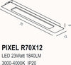 Plafoniera-classica-Promoingross-PIXEL-R70X12-CF-LED-metallo-metacrilato-switch-lampada-soffitto
