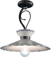 Plafoniera-Classica-Ravenna-Metallo-E-Ceramica-Nero-Sfumato-Arg.-44Cm-1-Luce-E27