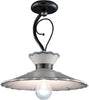 Plafoniera-Classica-Ravenna-Metallo-E-Ceramica-Nero-Sfumato-Arg.-44Cm-1-Luce-E27